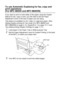 Page 582 - 10   PAPER
To use Automatic Duplexing for fax, copy and 
print operations
(For MFC-8820D and MFC-8820DN)
If you want to print on bot h sides of  the paper using the Duplex 
feature for fax, copy or print, you will need to set  the Paper 
Adjustment Lever to the size of paper you are using.
This f eature is available for A4, Letter or Legal size paper. (See 
Setting Duplex print ing for Fax mode (For MFC-8820D and 
MFC-8820DN) on page 5-10, Duplex/N in 1 on page 10-11 and 
Two-sided printing (Duplex...