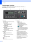 Page 14
Chapter 1
6
Control panel overview1
The  DCP-193C , DCP-195C , DCP-197C , DCP-365CN , DCP-373CW , DCP-375CW  and 
DCP-377CW  have the same control panel keys.
 
1 Copy keys:
Lets you temporarily change the copy settings 
when in copy mode.„ Copy Options
You can quickly and easily select 
temporary settings for copying.
„ Enlarge/Reduce
Lets you enlarge or reduce copies 
depending on the ratio you select.
„ Copy Quality
Use this key to temporarily change the 
quality of your copies.
„ Number of Copies...