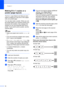 Page 42Chapter 4
30
Making N in 1 copies or a 
poster (page layout) 4
The N in 1 copy feature can help you save 
paper by letting you copy two or four pages 
onto one printed page.
You can also make a poster. When you use 
the poster feature your machine divides your 
document into sections, then enlarges the 
sections so you can assemble them into a 
poster. If you want to print a poster, use the 
scanner glass.
Note
• Make sure paper size is set to Letter or 
A4.
• If you are producing multiple color copies,...