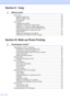 Page 10viii
Section II Copy
4 Making copies 
How to copy ......................................................................................................... 28Making a single copy .....................................................................................28
Making multiple copies .................................................................................. 28
Stop copying .................................................................................................. 28
Copy options...