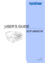 Page 1
USER’S GUIDE
DCP-6690CW
 
Version 0
UK/IRE/GEN/SAF
 