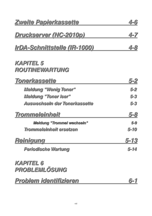 Page 8viii
Z Z
Z
w w
w
e e
e
i i
i
t t
t
e e
e
   
 
P P
P
a a
a
p p
p
i i
i
e e
e
r r
r
k k
k
a a
a
s s
s
s s
s
e e
e
t t
t
t t
t
e e
e
                              4 4
4
- -
-
6 6
6
D D
D
r r
r
u u
u
c c
c
k k
k
s s
s
e e
e
r r
r
v v
v
e e
e
r r
r
   
 
( (
(
N N
N
C C
C
- -
-
2 2
2
0 0
0
1 1
1
0 0
0
p p
p
) )
)
                          4 4
4
- -
-
7 7
7
I I
I
r r
r
D D
D
A A
A
- -
-
S S
S
c c
c
h h
h
n n
n
i i
i
t t
t
t t
t
s s
s
t t
t
e e
e
l l
l
l l
l
e e
e
   
 
( (
(
I I
I
R R
R
- -
-
1 1
1
0 0
0
0 0...