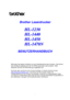 Page 1i
Brother Laserdrucker
H H
L L
- -
1 1
2 2
3 3
0 0
H H
L L
- -
1 1
4 4
4 4
0 0
H H
L L
- -
1 1
4 4
5 5
0 0
H H
L L
- -
1 1
4 4
7 7
0 0
N N
BENUTZERHANDBUCH
Bitte lesen Sie dieses Handbuch vor der Inbetriebnahme des Druckers.  Sie können
das Handbuch jederzeit von der CD-ROM ausdrucken oder ansehen.  Bitte
bewahren Sie die CD-ROM stets gut zugänglich auf.
Sie finden alles, was Sie für Ihren Drucker benötigen, im Brother Solutions Center
(
http://solutions.brother.com).  Sie können dort die neuesten...