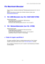 Page 51KAPITEL 2 DRUCKERTREIBER UND SOFTWARE
2-12
F
F
ü
ü
r
r
 
 
M
M
a
a
c
c
i
i
n
n
t
t
o
o
s
s
h
h
-
-
B
B
e
e
n
n
u
u
t
t
z
z
e
e
r
r
Dieser Drucker unterst
ützt die Macintosh® Betriebssystemversionen 8.51, 8.6, 9.0
und 9.1.
Weitere Informationen erhalten Sie im Brother Solutions Center unter
http://solutions.brother.com
™   Für USB-Benutzer (nur HL-1440/1450/1470N)
Systemanforderungen:
Power Macintosh mit vorinstalliertem USB-Anschluss
32 MB RAM (64 MB empfohlen)
Erforderliche Mac Betriebssysteme sind...