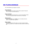 Page 603-6
D D
i i
e e
   
F F
u u
n n
k k
t t
i i
o o
n n
s s
f f
e e
l l
d d
t t
a a
s s
t t
e e
Die Funktionsfeldtaste hat die folgenden Funktionen.
Druck abbrechen
Wenn Sie während des Druckens die Taste drücken, stoppt der Drucker den
Druck unverzüglich und wirft das Papier aus.
Drucker aktivieren
Wenn der Drucker im Stromsparmodus ist, so wird er durch Drücken der Taste
in den Bereitschaftszustand versetzt. Dies dauert bis zu 25 Sekunden.
Seitenvorschub
Drücken Sie die Taste, wenn die Data-LED an ist. Es...