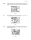 Page 148CHAPTER 4 OPTIONS
4-25
☛
☛☛ ☛ 10.Fit the brackets of the hook into the holes inside the cover that was removed
in Step 9. Use the Allen Key to fasten the screw to secure the hook to the
printer.
ZAEP231E 
Fig. 4-40
☛
☛☛ ☛ 11.Lower the duplex unit so that the groove in each arm of the unit locates onto
the pin inside the holder as shown in the illustration.
ZAEP250E 
Fig. 4-41
☛
☛☛ ☛ 12.Locate the hole in the support bar of the duplex unit onto the pin on the
hook that was attached in Step 10 (), and...