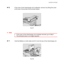 Page 164CHAPTER 4 OPTIONS
4-41
☛
☛☛ ☛ 6.If the cover of the Interchange unit is attached, remove it by lifting the cover
at the rear of the printer first as shown below.
ZAEP710E 
1
2
Fig. 4-67
✒ Note
• If the cover of the Interchange unit is already removed, go to Step 7.
• The removed cover is no longer required.
☛
☛☛ ☛ 7.Hold the Mailbox on both sides and fit it onto the top of the Interchange unit.
ZAEP340E 
Fig. 4-68
 