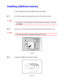 Page 1814-58
I I
n n
s s
t t
a a
l l
l l
i i
n n
g g
   
a a
d d
d d
i i
t t
i i
o o
n n
a a
l l
   
m m
e e
m m
o o
r r
y y
To install additional memory (DIMMs), follow these steps:
☛
☛☛ ☛ 1.Turn off the printer and unplug the power cord from the AC outlet.
✒ Note
• Be sure to turn off the power to the printer before installing or removing
the DIMMs.
☛
☛☛ ☛ 2.Use a coin to remove the six screws and remove the Printer board cover.
✒ Note
• The removed cover and screws are required in step 6.
Fig. 4-95
☛
☛☛ ☛...