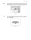 Page 182CHAPTER 4 OPTIONS
4-59
☛
☛☛ ☛ 4.Hold the DIMM with your fingers against the side edges and thumb against
the back edge. Align the notches on the DIMM with the DIMM slot. (Check
that the locks on each side of the DIMM slot are open, or outward.).
Fig. 4-97
☛
☛☛ ☛ 5.Press the DIMM straight into the slot (press firmly). Make sure the locks on
each side of the DIMM snap inwards into place. (To remove a DIMM, the
locks must be released.)
Fig. 4-98
 