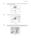 Page 186CHAPTER 4 OPTIONS
4-63
☛
☛☛ ☛ 7.Connect the longer cable to the HD-6G/HD-EX with the keyed side upwards,
ensuring it is correctly aligned.
Fig. 4-105
☛
☛☛ ☛ 8.Connect the flat cable to the main controller board.
Fig. 4-106
☛
☛☛ ☛ 9.Mount the HDD base plate and HD-6G/HD-EX assembly using the 3 screws
that were removed in step 4 using a screwdriver to fasten the three screws.
Fig. 4-107
 