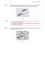 Page 193CHAPTER 5 MAINTENANCE
5-5
☛
☛☛ ☛ 6.Move the new toner bottle back and forth about 5 – 6 times () and remove
the black cap of the new toner bottle by turning it counterclockwise ().
ZAET030E 
1
2
Fig. 5-7
✒ Note
• Do not remove the inside cap.
• After removing the black cap from the bottle, the toner can scatter easily.
Do not shake or jar the bottle.
☛
☛☛ ☛ 7.Push the Toner bottle into the toner holder () and push the top of the bottle
downwards to lock it in place ().
ZAET040E 
1
2
Fig. 5-8
 