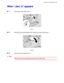 Page 220CHAPTER 6 TROUBLESHOOTING
6-9
W W
h h
e e
n n
   
“ “
J J
a a
m m
: :
   
A A
” ”
   
a a
p p
p p
e e
a a
r r
s s
☛
☛☛ ☛ 1.Open the Lower right cover 1.
ZAEH040E 
Fig. 6-7
☛
☛☛ ☛ 2.Remove the jammed paper from inside the Lower right cover 1.
ZAEH041E 
Fig. 6-8
☛
☛☛ ☛ 3.Close the Lower right cover 1.
✒ Note
Close the cover by pushing the center area of the cover.
 