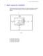 Page 35CHAPTER 1 ABOUT THIS PRINTER
1-11
! Space required for installation
Leave enough space around the printer. This space is necessary to operate
the printer. The recommended (or minimum) space requirements are as
follows:
A
B C
D
Fig. 1-7
A: more than 10cm (4.0”)
B: more than 45cm (17.8”)
C: more than 75cm (29.6”)
D: more than 10cm (4.0”)
 