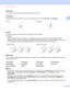 Page 35Driver and Software 29
2
Paper Size2
From the drop-down list choose the Paper Size you are using.
Orientation2
Orientation selects the position of how your document will be printed (Portrait or Landscape ).
Copies2
The copies selection sets the number of copies that will be printed.
 Collate
With the Collate check box selected, one complete copy of your document will be printed and then 
repeated for the number of copies you selected. If the Collate check box is not selected, then each page 
will be...