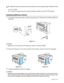 Page 89OPTIONS   4 - 2
Installing additional memory
1Turn off the printer power switch, and then unplug the printer. Disconnect the interface cable from 
the printer.
Figure 4-1
Caution
Make sure you turn the printer OFF before you install or remove the DIMM.
2Remove the side cover. Use a coin to loosen the two screws, and then remove the metal plate.
3Unpack the DIMM and hold it by the edges.
Caution
DIMM boards can be damaged by even a small amount of static electricity. Do not touch the memory 
chips or the...