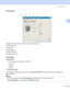 Page 40Driver and Software
32
3
Advanced tab3
 
Change the tab settings by clicking one of the following icons:
„Print Quality (1)
„Duplex (2)
„Watermark (3)
„Page Setting (4)
„Device Options (5)
Print Quality3
„Resolution
You can change the resolution as follows:
•HQ1200
• 600 dpi
• 300 dpi
„Toner Save Mode
You can save running costs by turning on the Toner Save Mode, which reduces the print density (print 
appears lighter).
Note
• We do not recommend Toner Save Mode for printing Photo or Gray Scale images....