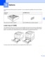 Page 9888
5
5
Options5
This printer has the following optional accessories. You can increase the capabilities of the printer with these 
items.
Lower tray (LT-5300)5
Two optional lower trays (Tray 2 and Tray 3) can be installed; each lower tray can hold up to 250 sheets of 
80 g/m
2 (21 lb) paper. When both optional trays are installed, the printer can hold up to 800 sheets of plain 
paper. If you want to buy an optional lower tray unit, call the dealer you bought the printer from.
For setup, see the Users...