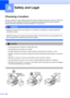 Page 120
108
A
Choosing a locationA
Put your machine on a flat, stable surface that is free of vibration and shocks, such as a desk. Put 
the machine near a telephone socket and a standard grounded electrical socket. Choose a 
location where the temperature remains between 10°C and 35 °C.
WARNING 
DO NOT put the machine near heaters, air conditioners, refrigerators, medical equipment, 
chemicals or water. 
  
DO NOT connect your machine to electrical sockets on the same circuit as large appliances or 
other...