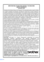 Page 8
vi
BROTHER MULTIFUNCTION CENTER / FAX MACHINELIMITED WARRANTY(Canada only)
Pursuant to the limited warranty of 2 years from the date of purchase for labour and parts, Brother
International Corporation (Canada) Ltd. (
“Brother”), or its Authorized Service Centres, will repair
or replace (at Brothers sole discretion) this MFC/Fax machine free of charge if defective in
material or workmanship. This warranty applies only to products purchased and used in Canada.
This limited Warranty does not include...