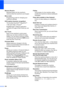 Page 236
224
Memory ReceiveReceives faxes into the machines 
memory when the machine is out of paper.
Menu mode  Programming mode for changing your 
machines settings.
OCR (optical character recognition) The bundled ScanSoft™ PaperPort™ 
11SE with OCR or Presto!
® 
PageManager
® software application 
converts an image of text to text you can 
edit. 
One Touch Keys on the machine’s control panel 
where you can store numbers for easy 
dialling. You can store a second number 
on each key if you hold down  Shift as...