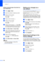 Page 112
Chapter 11
100
Using a scanned paper document as 
your watermark
11
aPress ( Copy).
bEnter the number of copies you want.
cPress  aor b to choose 
Watermark Copy .
Press  OK.
dPress  dor c to choose  On.
ePress  aor b to choose 
Current Setting .
Press  OK.
fPress  aor b to choose  Scan. Press  OK, 
and place the page that you want to use 
as a watermark on the scanner glass.
gPress  Mono Start  or Colour Start .
hTake out the watermark document you 
scanned and load the document you 
want to copy....