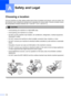 Page 136
120
A
Choosing a locationA
Put your machine on a flat, stable surface that is free of vibration and shocks, such as a desk. Put 
the machine near a telephone wall jack and a standar d AC power outlet. Choose a location where 
the temperature remains between 50 ° F and 95 ° F (10 ° C and 35 ° C).
CAUTION 
• Avoid placing your machine in a high-traffic area.
• Avoid placing your machine on a carpet.
• DO NOT put the machine near heaters, air conditioners, refrigerators, medical equipment, 
chemicals or...