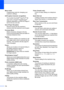 Page 210
194
Menu mode Programming mode for changing your 
machines settings.
OCR (optical character recognition) The bundled ScanSoft
® PaperPort® SE 
with OCR or Presto!
® PageManager® 
software application converts an image of 
text to text you can edit. 
Out of Paper Reception Receives faxes into the machines 
memory when the machine is out of paper.
Overseas Mode Makes temporary changes to the fax 
tones to accommodate noise and static on 
overseas telephone lines.
Paging This feature enables your machine...