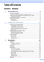 Page 9
vii
Table of Contents
Section I General
1 General Information 2
Using the documentation ....................................................................................... 2Symbols and conventions used in the documentation .................................... 2
Accessing the Software User’s Guide and Network User’s Guide ........................ 2 Viewing Documentation ................................................................................... 2
Accessing Brother Support (For Windows
®)...