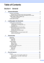 Page 5iii
Table of Contents
Section I General
1 General information2
Using the documentation ....................................................................................... 2
Symbols and conventions used in the do cumentation .................................... 2
Accessing the Software User’s Guide and Network User’s Guide  (MFC-7440N and MFC-7840W only)........... ....................................................... 2
Viewing documentation ...........................