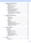 Page 7v
7 Telephone and external devices44
Telephone line services ....................................................................................... 44
Caller ID......................................................................................................... 44
Setting the telephone line type ...................................................................... 45
BT call sign (U.K. only) .................................................................................. 46
Connecting an external...