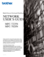 Page 1Version 0
Multi-Protocol On-board Print/Scan Server
NETWORK 
USER’S GUIDE NETWORK 
USER’S GUIDE
MFC-7225N
MFC-7820N
Please read this manual thoroughly before using 
this device on your network. You can print or view 
this manual from the CD-ROM at any time, please 
keep the CD-ROM in a convenient place for quick 
and easy reference at all times.
The Brother Solutions Center 
(http://solutions.brother.com
) is your one stop 
resource for all your printing needs. Download the 
latest drivers and utilities...