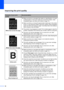 Page 10696
Improving the print qualityB
Examples of poor print 
qualityRecommendation
 
White lines across the page„
Make sure that you use paper that meets our specifications. A rough 
surfaced paper or thick print media can cause the problem. (See 
Acceptable paper and other print media  on page 14.)
„ Make sure that you choose the appropriate media type in the printer 
driver or in the machine’s Paper Type menu setting. (See  Acceptable 
paper and other print media  on page 14 and Basic tab in the Software...