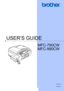 Page 1
USER’S GUIDE
MFC-790CW
MFC-990CW
 
Version D
USA/CAN
 