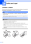 Page 148
132
A
Choosing a locationA
Put your machine on a flat, stable surface that is free of vibration and shocks, such as a desk. Put 
the machine near a telephone wall jack and a standard AC power outlet. Choose a location where 
the temperature remains between 50° F and 95 ° F (10 ° C and 35 ° C).
WARNING 
DO NOT put the machine near heaters, air conditioners, refrigerators, medical equipment, 
chemicals or water. 
  
DO NOT connect your machine to AC power outlets on the same circuit as large appliances or...