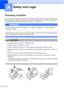 Page 144
128
A
Choosing a locationA
Put your machine on a flat, stable surface that is free of vibration and shocks, such as a desk. Put 
the machine near a telephone wall jack and a standard AC power outlet. Choose a location where 
the temperature remains between 50°F and 95 °F (10 °C and 35 °C).
WARNING 
DO NOT put the machine near heaters, air conditioners, refrigerators, medical equipment, 
chemicals or water. 
  
DO NOT connect your machine to AC power outlets on the same circuit as large appliances or...