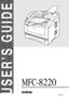 Page 1USER’S GUIDE
®
USER’S GUIDE
®
MFC-8220
Version D
 