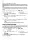 Page 1026 - 13   SETUP SEND
Send a cover page for all faxes
This feature does not work without the Station ID. Please be sure it 
has been set before continuing. (See Setting the Station ID on page 
4-2.)
You can set the MFC to send a cover page whenever you send a fax. 
The number of pages in your fax is not included when you use this 
setting.
1If it is not illuminated in green, press   (Fax).
2Press Menu, 2, 2, 7.
3Press  or  to select On.
Press 
Set.
4If you selected On, Press   or   to select one of the...