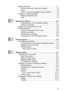 Page 12xi
Dialing operations ............................................................. 7-7
Access codes and credit card numbers...................... 7-7
Pause ......................................................................... 7-8
Tone or Pulse (Not available in New Zealand) ........... 7-8
Telephone (voice) operations ........................................... 7-9
Making a telephone call .............................................. 7-9
Hold...