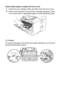 Page 18412 - 31   TROUBLESHOOTING AND ROUTINE MAINTENANCE
Follow these steps to replace the drum unit:
1Press the cover release button and then open the front cover.
2Remove the old drum unit and toner cartridge assembly. Place 
it on a drop cloth or disposable paper to avoid scattering toner.
Caution
To prevent damage to the printer from static electricity, do not touch 
the electrodes shown below.
 