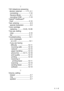 Page 215INDEX  I - 5
T
TAD (telephone answering 
device), external  ....... 1-11, 5-1
connecting ...................... 1-12
Receive Mode  .................. 5-1
recording OGM ............... 1-13
Telstra
® FaxStream® 
Duet ................................ 5-14
Text, entering  ...................... 4-3
special characters  ............ 4-4
Toner cartridge
replacing ............12-25, 12-26
Tray use, setting
copy ................................ 4-10
fax .................................. 4-11
Troubleshooting...