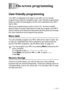 Page 37ON-SCREEN PROGRAMMING   3 - 1
3
User-friendly programming
Your MFC is designed to be easy to use with LCD on-screen 
programming using the navigation keys. User-friendly programming 
helps you take full advantage of all the menu selections your MFC 
has to offer.
Since your programming is done on the LCD, we have created 
step-by-step on-screen instructions to help you program your MFC. 
All you need to do is follow the instructions as they guide you through 
the menu selections and programming options....