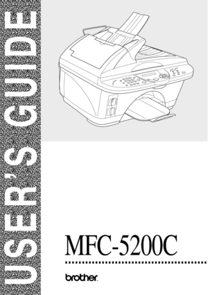 Page 1USER’S GUIDE
MFC-5200C
® 