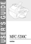 Page 1USER’S GUIDE
MFC-5200C
® 