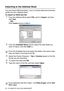 Page 21117 - 11 USING PC-FAX (FOR WINDOWS®)
Importing to the Address Book
You can import ASCII text files (*.csv) or Vcards (electronic business 
cards) into your Address Book.
To import an ASCII text file:
1From the Address Book select File, point to Import, and then 
click Text
—OR—
Click Vcard and go to Step 5.
2From the Available Items column select the data fields you 
want to Import, and click Add >>.
3Select the Divide Character - Tab or Comma based on the file 
format you are importing.
4To import the...