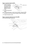 Page 25521 - 5 TROUBLESHOOTING AND ROUTINE MAINTENANCE
Paper is jammed inside the MFC.
1Open the scanner 
cover by releasing 
the scanner cover 
release lever and 
lifting the scanner 
cover.
2Remove the jammed 
paper.
3Close the scanner cover.
Paper is jammed inside the front of the MFC.
Pull the jammed paper toward you.
If the jammed paper is under the print heads, unplug the MFC, 
and then you can move the print heads to take out the paper.
Scanner Cover 