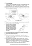 Page 268TROUBLESHOOTING AND ROUTINE MAINTENANCE 21 - 18
3Press Menu/Set.
If one or more ink cartridges are empty, for example Black, the 
LCD shows 
INK EMPTY BLACK and PLS OPEN COVER.
4Pull the Scanner cover release lever and lift the Scanner cover.
5Press the appropriate colored ink cartridge cover to open it, and 
then remove the ink cartridge.
6Open the new ink cartridge bag for the color shown on the LCD, 
and then take out the ink cartridge.
7Hold the new ink cartridge 
as shown in the illustration, 
and...