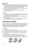 Page 10viii 
WARNING
Use caution when installing or modifying telephone lines. Never touch telephone wires or 
terminals that are not insulated unless the telephone line has been disconnected at the wall 
jack. Never install telephone wiring during a lightning storm. Never install a telephone jack 
in a wet location unless the jack is specifically designed for a wet location.
For PLUG CABLE EQUIPMENT, the socket-outlet should be installed near the 
equipment and should be easily accessible.
To reduce the...