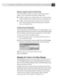 Page 187175(OPTION) INTERNET FAXING WITH NETCENTRICª FAXSTORM
Moving or Copying a Contact to Another Group
In the Contact Manager window, you can move a contact from one group to
another, or copy a contact from one group into another group.
nTo  move a contact from one group to another, select a contact and drag
it into the destination group. A dialog box asks you to confirm the move.
nTo  copy a contact from one group to another, press the Control key,
select a contact, and drag it into the destination group. A...