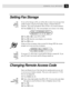 Page 8573REMOTE FAX OPTIONS
Setting Fax Storage
If you set Fax Storage to ON, you will be able to retrieve fax messages from
another location, using Fax Forwarding, Paging, or Remote Retrieval
functions.  The screen will indicate when you have a fax stored in memory.
1Press Function, 8, 2.  The screen prompts you to choose a fax setting.
FAX STORAGE:OFF?
SELECT     & SET
2Press  or  to select ON (or OFF).
3Press Set when the screen displays your selection.
4Press Stop to exit.
If there are faxes in memory when...