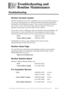 Page 13517 - 1TROUBLESHOOTING AND ROUTINE MAINTENANCE
17 17
Troubleshooting
Brother fax-back system
Brother Customer Service has installed an easy-to-use fax-back system, so
you can get instant answers to common technical questions and product
information for all Brother products. This system is available 24 hours a
day, 7 days a week. You can use the system to send faxes to any fax
machine, not just the one from which you are calling.
If you canÕt resolve a difficulty with your machine using this manual, call...